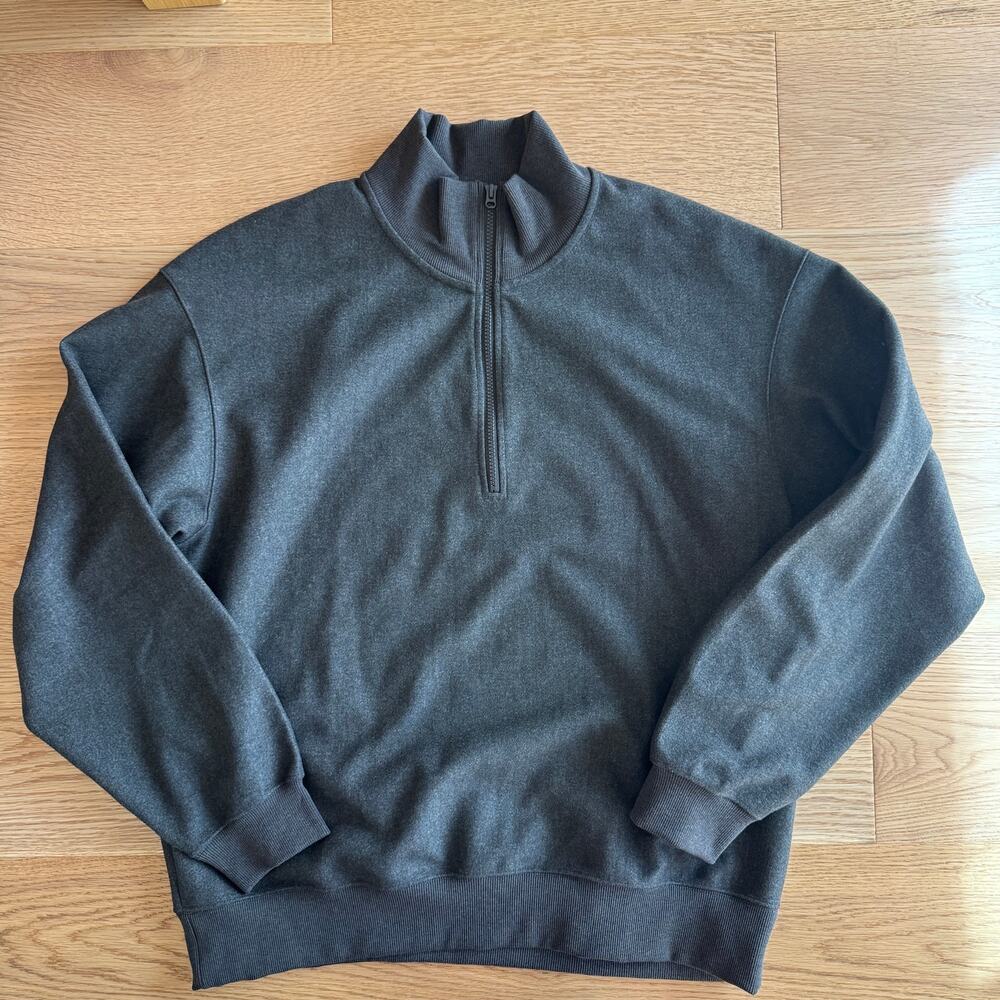 Uniqlo Quarter Zip Sweatshirt Mens XL